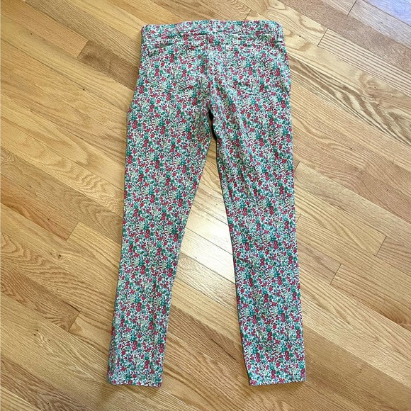 J Crew Multicolored Floral Toothpick Skinny Ankle Jeans 26 - Picture 5 of 6